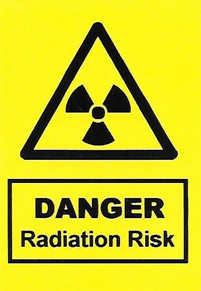Danger Radiation Risk Label (HS06)