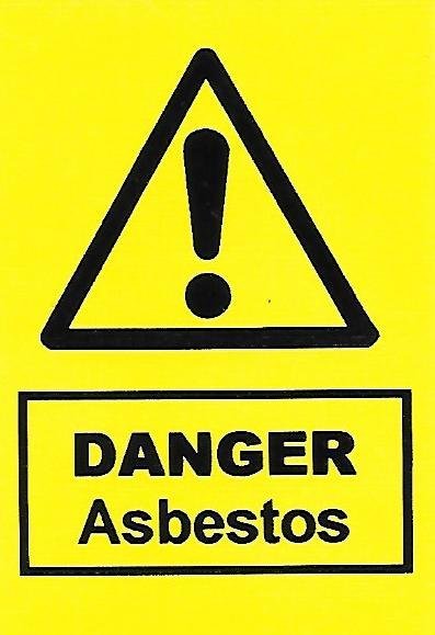 Danger Asbestos Label (HS08)
