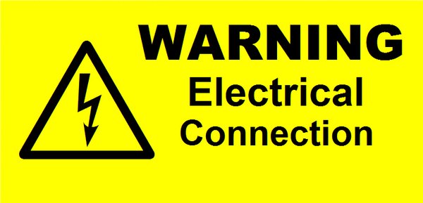 Electrical Connection Label (WAR17)