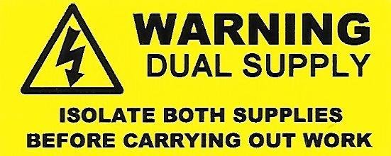 Dual Supply Labels (WAR21)