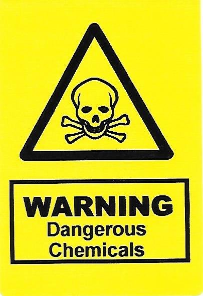 Warning Dangerous Chemicals Label (HS05)